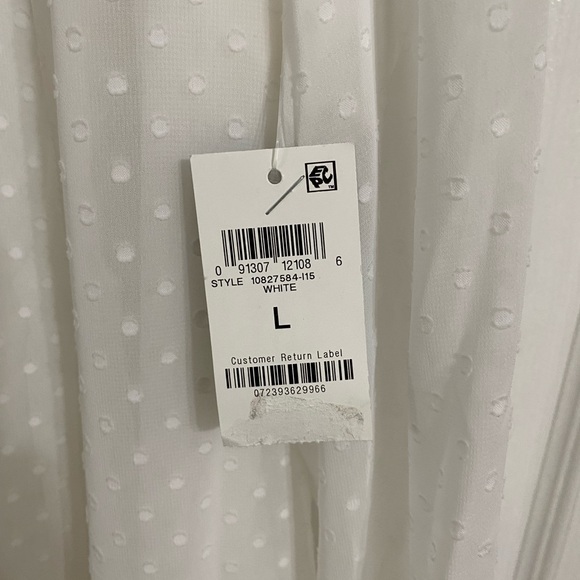 NWT INC International Concepts tie back dotted dress - Picture 5 of 7